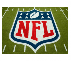 NFL logo w grass