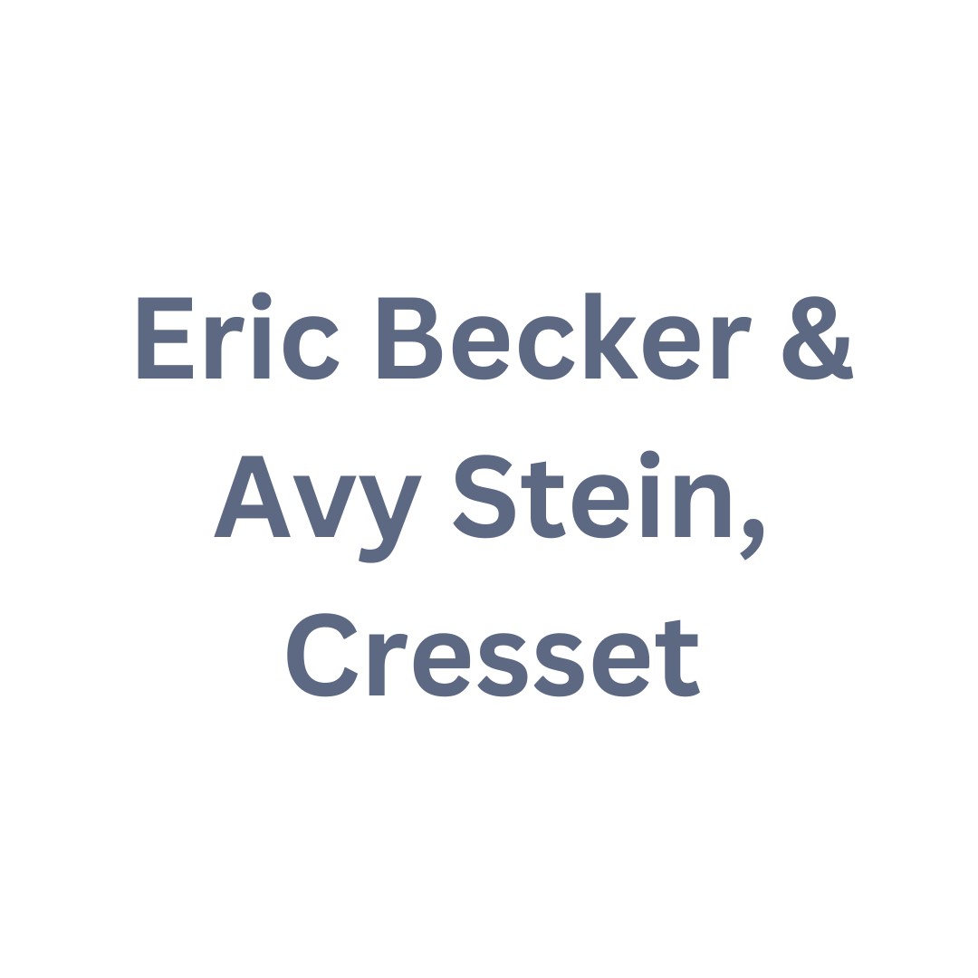 Eric Becker and Avy Stein, Cresse