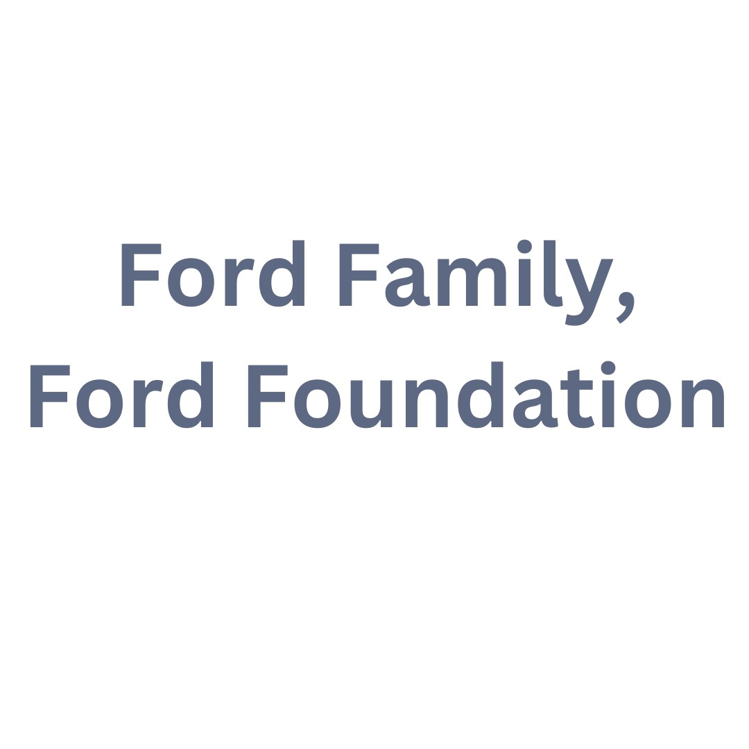 Ford Family, Ford Foundatio