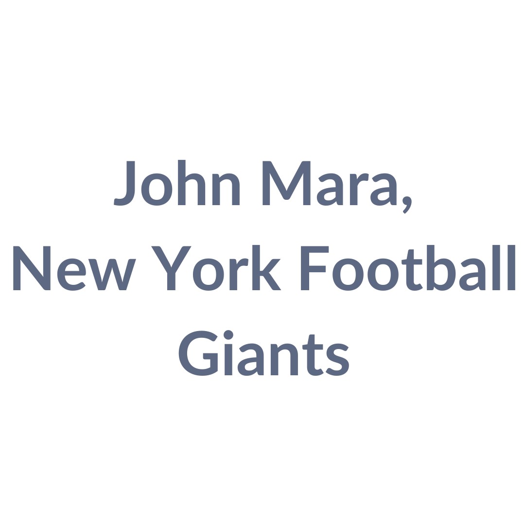John Mara, New York Football Giants