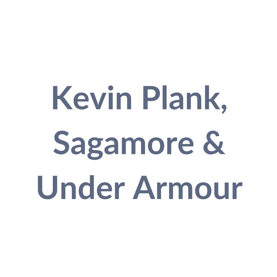Kevin Plank, Under Armour